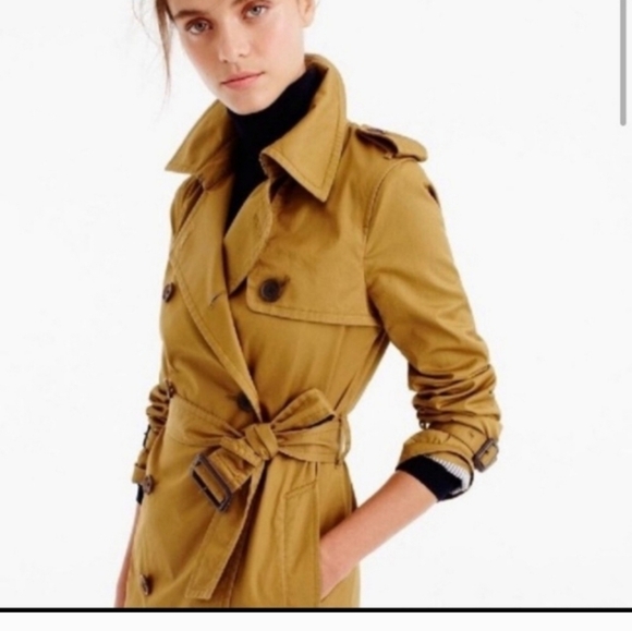 J CREW CLASSIC TRENCH COAT - Picture 2 of 11